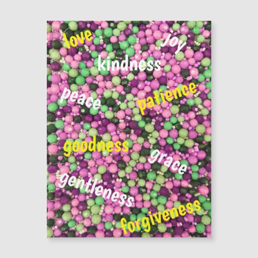 kralen en virtuele magneetkaart (Voorkant)