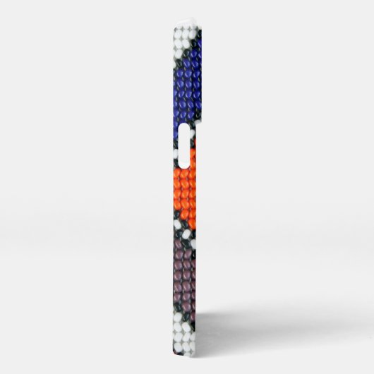 Kralen iPhone 13 Pro Slim Fit Hoesje, glanzend iPhone Hoesje (Rechterkant)