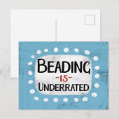 Kralen is ondergewaardeerd Briefkaart (Voorkant / Achterkant)