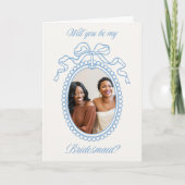 kralen Lijst boog bruidsmeisje voorstel (Voorkant)