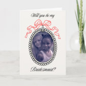  kralen Lijst met boog bruidsmeisje voorstel (Voorkant)