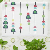 Kralen op snaren theedoek (Gevouwen)