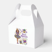 Kralen prinses - Mardi Gras Bedankdoosjes (Voorkant Zijde)