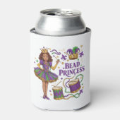 Kralen prinses - Mardi Gras Blikjeskoeler (Blikje Voorkant)