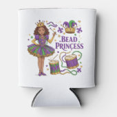 Kralen prinses - Mardi Gras Blikjeskoeler (Voorkant)