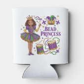 Kralen prinses - Mardi Gras Blikjeskoeler (Achterkant)