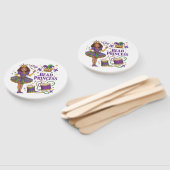 Kralen prinses - Mardi Gras Handwaaier (Niet-gemonteerd)