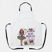 Kralen prinses - Mardi Gras Schort (Voorkant)