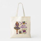 Kralen prinses - Mardi Gras Tote Bag (Achterkant)