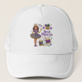 Kralen prinses - Mardi Gras Trucker Pet (Voorkant)