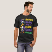 Kralen, snavels & Mardi Gras Freaks T-shirt (Voorkant volledig)