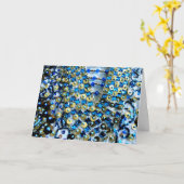 kralenborduurwerk kaart (Gele Bloem)