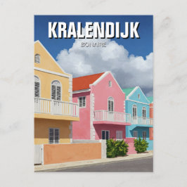 Kralendijk Bonaire Nederlands Caribisch gebied Briefkaart
