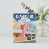 Kralendijk Bonaire Nederlands Caribisch gebied Briefkaart (Staand voorkant)