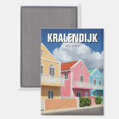 Kralendijk Bonaire Nederlands Caribisch gebied Magneet (Voorkant / Achterkant)
