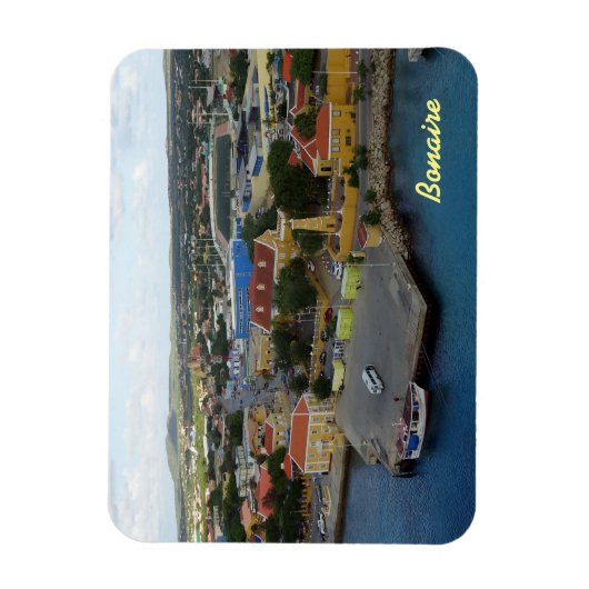 Kralendijk Harborfront Magneet (Verticaal)