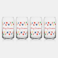 Kralenkrans met retro kerstornamenten