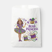 Kralenprinses - Mardi Gras Bedankzakje (Voorkant)