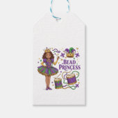 Kralenprinses - Mardi Gras Cadeaulabel (Voorkant)