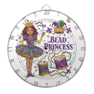 Kralenprinses - Mardi Gras Dartbord