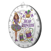 Kralenprinses - Mardi Gras Dartbord (Voorkant Rechts)