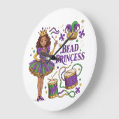 Kralenprinses - Mardi Gras Grote Klok (Hoek)