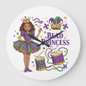 Kralenprinses - Mardi Gras Grote Klok (Voorkant)