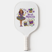 Kralenprinses - Mardi Gras Pickleball Paddle (Voorkant)