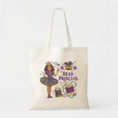 Kralenprinses - Mardi Gras Tote Bag (Voorkant)