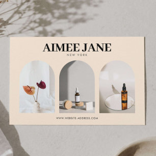 Kralige Minimalistische Boetiek, Salon Foto Trio I Flyer