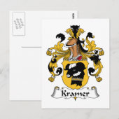Kramer Family Crest Briefkaart (Voorkant / Achterkant)