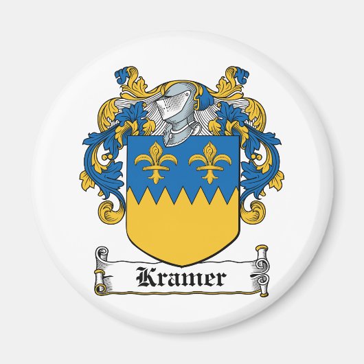 Kramer Family Crest Magneet (Voorkant)