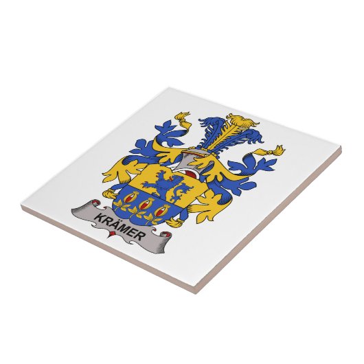 Kramer Family Crest Tegeltje (Zijkant)