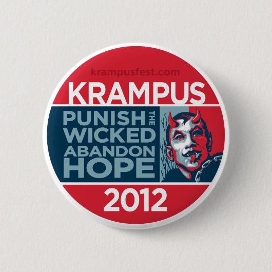 Krampus 2012 Campaign Button (Voorkant)