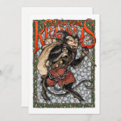 Krampus 2018 Wenskaart Feestdagenkaart (Voorkant / Achterkant)