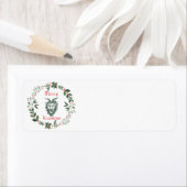 Krampus adresetiketten etiket (Insitu)