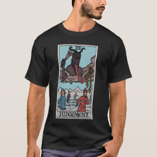 Krampus Arrest Tarot Card Funny KerstGothi T-shirt