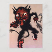 Krampus Art Briefkaart (Voorkant)