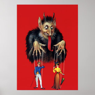  Krampus Art Poster