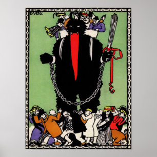 Krampus Art Poster