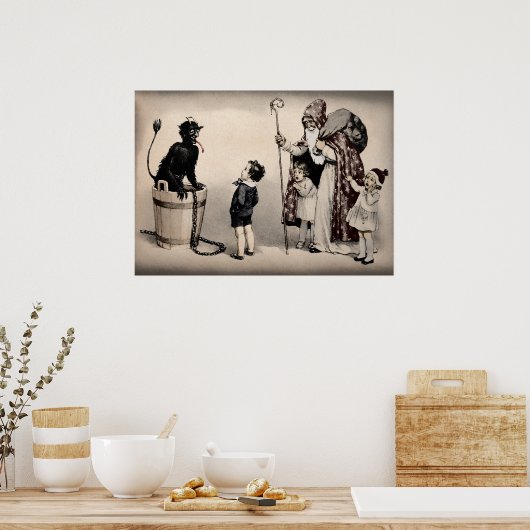  Krampus Art Poster (Keuken)