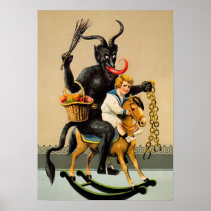 Krampus Art Poster