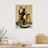  Krampus Art Poster (Keuken)
