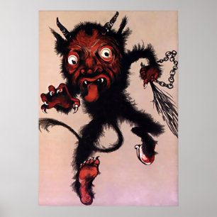 Krampus Art Poster