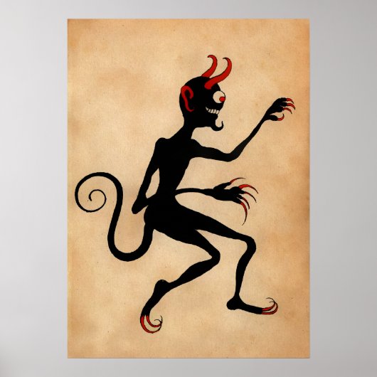 Krampus Art Poster (Voorkant)