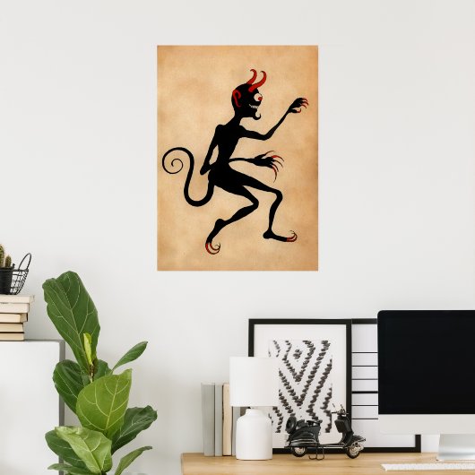  Krampus Art Poster (Thuiskantoor)