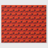 Krampus Art Wrapping Paper Cadeaupapier (Vlak)