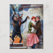 Krampus Attack Briefkaart (Voorkant)