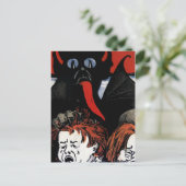 Krampus Attack Briefkaart (Staand voorkant)