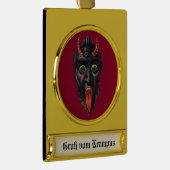 Krampus Banner Kerst Ornament Verguld Banner Ornament (Rechts)
